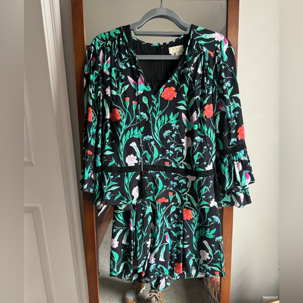Kate Spade Floral Romper. - Picture 3 of 3